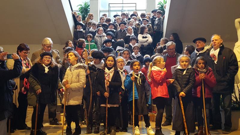 Santa Agate txiki: Miarriztar gazteen urteroko hitzordua