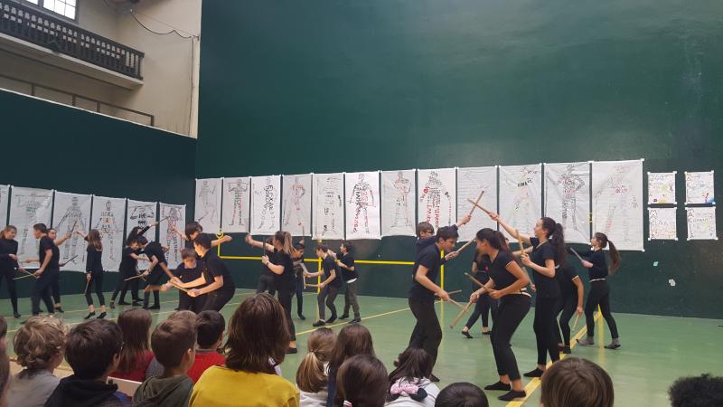 Eskolen arteko proiektu bat