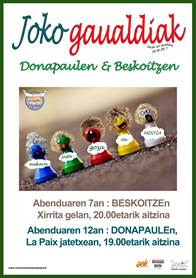 Joko gaualdiak, euskaraz gozatzeko!