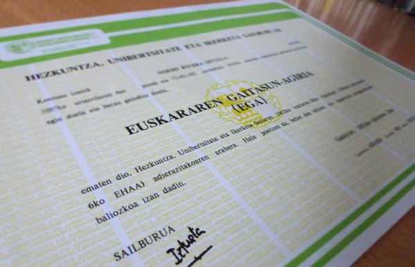 Azterketara aurkezteko izen emateak irekiak