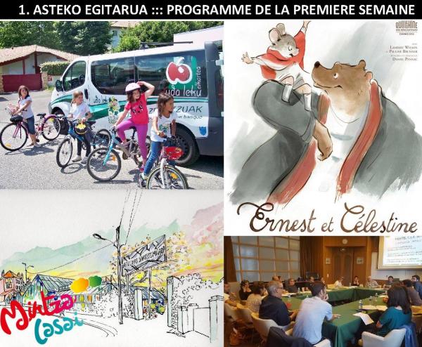 Lehen asteko egitaraua