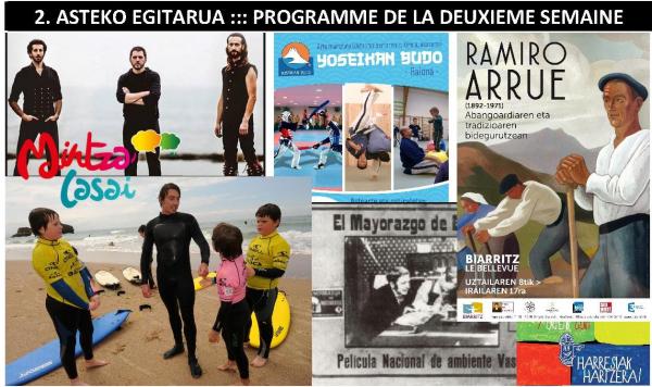 Bigarren asteko egitaraua