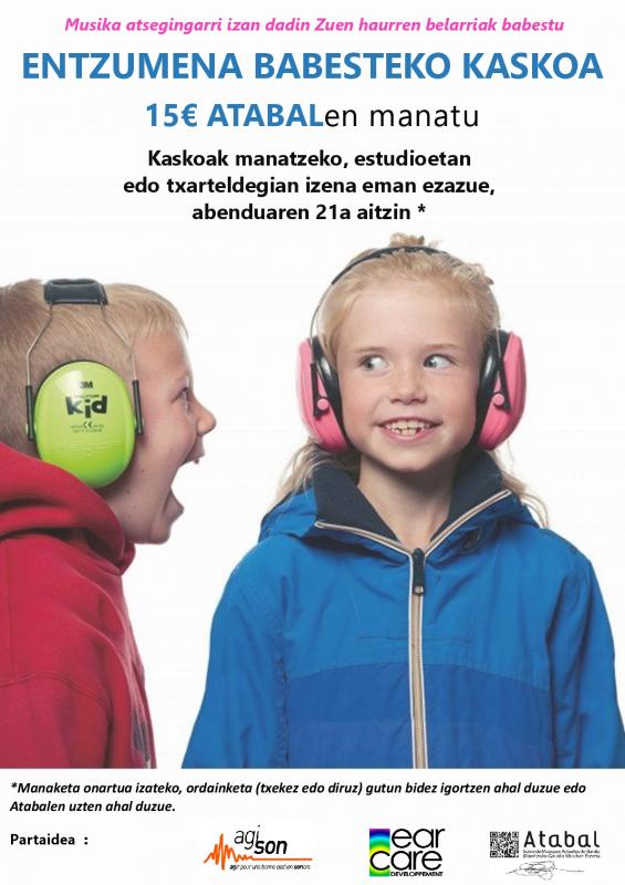 Opari ideia: Entzumena babesteko kaskoak