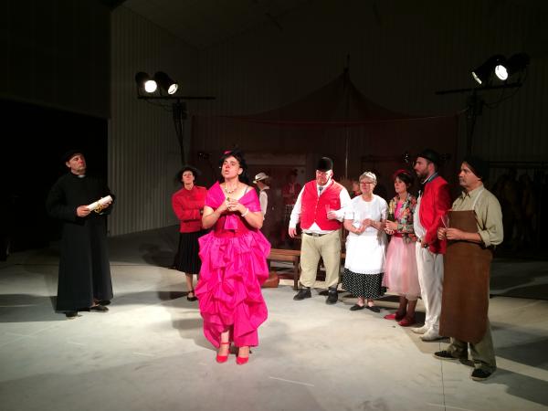 Hazparneko anderea Koliseoan