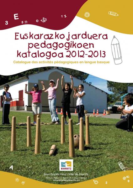 Euskarazko jardueren katalogoa eskuragarri
