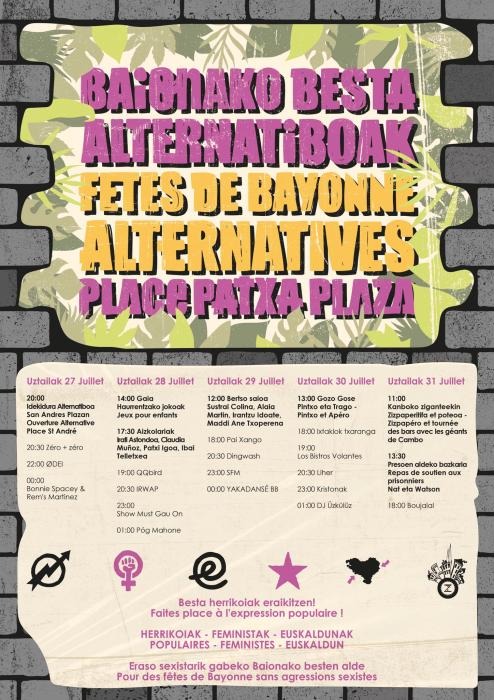 Fêtes de Bayonne Alternatives à PATXA