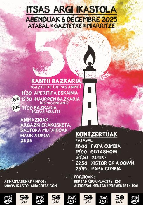 Itsas Argi ikastolako 50 urteak