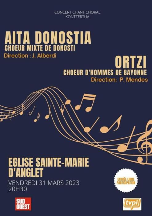 Chœurs Aita Donostia et Ortzi